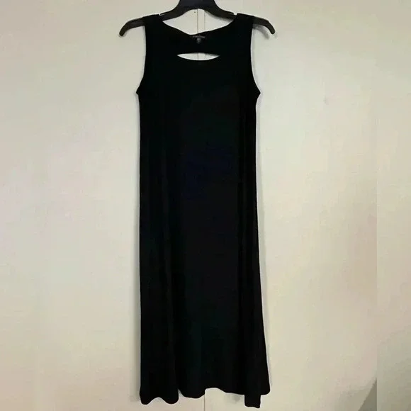 blue dress for the beach Italia Azure Halterneck Jersey Mini Dress Black